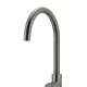 ROUND GOOSENECK KITCHEN MIXER WITH PINLESS HANDLE MK03PN-PVDGM SHADOW GUNMETAL