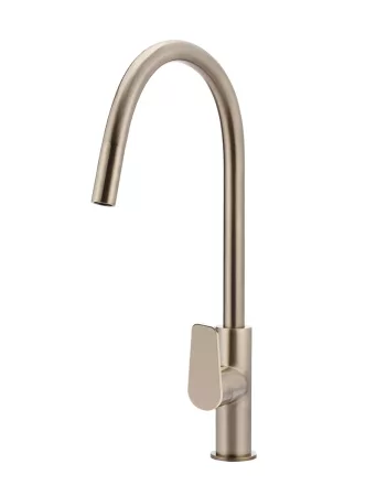 PICCOLA PADDLE PULL OUT KITCHEN MIXER TAP MK17PD-CH CHAMPAGNE