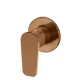 ROUND WALL MIXER PADDLE HANDLE TRIM KIT MW03PD-FIN-PVDBZ LUSTRE BRONZE