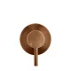 ROUND WALL MIXER SHORT PIN LEVER TRIM KIT MW03S-FIN-PVDBZ LUSTRE BRONZE