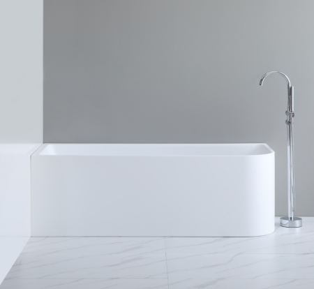 1500MM CURVED CORNER BATH – RH KBT-6R-1500 GLOSS WHITE