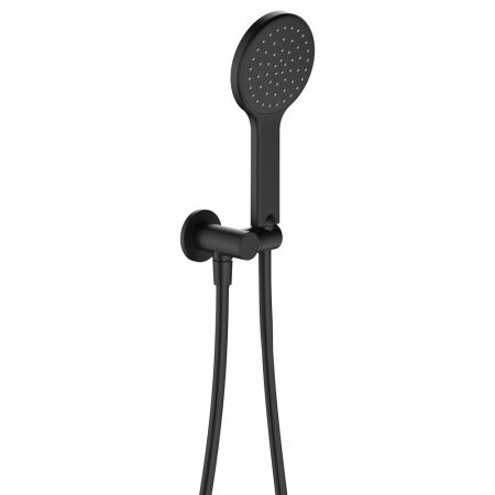 CALI HAND SHOWER, ROUND PLATE 433201B MATTE BLACK