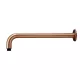 ROUND WALL SHOWER CURVED ARM 400MM MA09-400-PVDBZ LUSTRE BRONZE