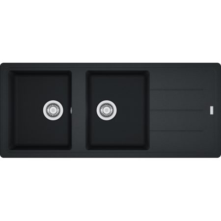 BASIS DOUBLE BOWL SINK WITH DRAINER BFG621ON ONYX