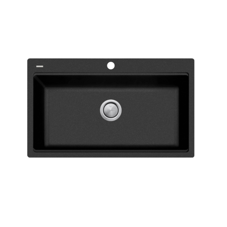 SANTORINI TOPMOUNT WORKSTATION SINK ST-BL1596 OF BLACK