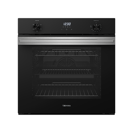 60CM 5 FUNCTION BUILT IN OVEN TO605TX S/STEEL BLACK GLASS