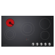90CM 5 ELEMENT ELECTRIC COOKTOP CE905CBX2 BLACK GLASS