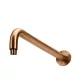 ROUND WALL SHOWER CURVED ARM 400MM MA09-400-PVDBZ LUSTRE BRONZE