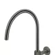 ROUND HIGH RISE SWIVEL WALL SPOUT MS07-PVDGM SHADOW GUNMETAL