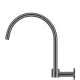ROUND HIGH RISE SWIVEL WALL SPOUT MS07-PVDGM SHADOW GUNMETAL