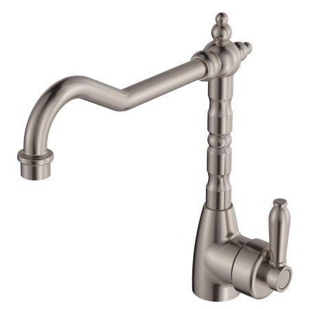 ELEANOR SHEPHERDS CROOK SINK MIXER 202105NN BRUSHED NICKEL