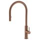 CALI PULL-OUT SINK MIXER WITH VEGGIE SPRAY 228108CO BRUSHED COPPER