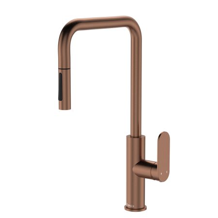 EMPIRE SLIM PULL OUT SINK MIXER 234108CO-LF BRUSHED COPPER