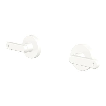 KAYA WALL TOP ASSEMBLIES, LEVER 344104MW-LF MATTE WHITE