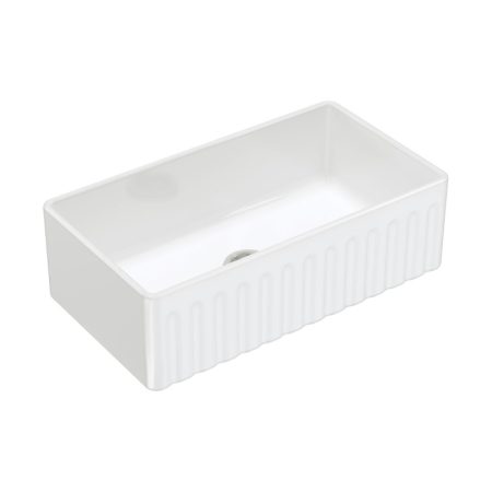 OLIVIA SINGLE BUTLER SINK LARGE 68706 WHITE