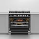 90CM SERIES 9 5 BURNER DUAL FUEL PYROLYTIC COOKER OR90SCG6B1 BLACK