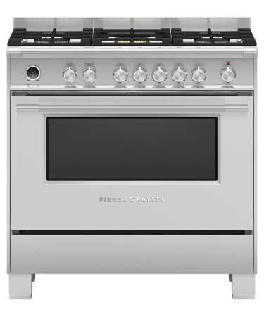 90CM SERIES 9 5 BURNER DUAL FUEL PYROLYTIC COOKER OR90SCG6X1 S/STEEL