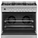 90CM SERIES 9 5 BURNER DUAL FUEL PYROLYTIC COOKER OR90SCG6X1 S/STEEL
