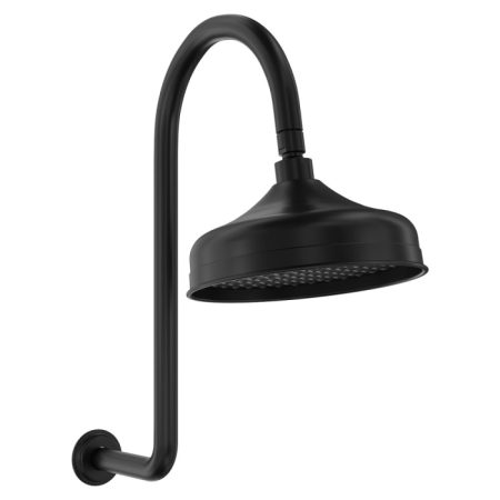 LILLIAN WALL ARM SHOWER SET 411138B-A MATTE BLACK