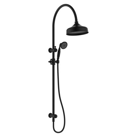 LILLIAN TWIN SHOWER 455114B MATTE BLACK