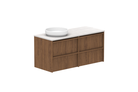 ELI 1200 WALL HUNG VANITY LHB 1TH ELIFAW1200WHLCP